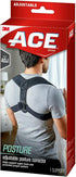 ACE Brand Posture Corrector, Adjustable with Hook-and-Loop Shoulder Straps, One Size Fits Most
