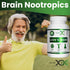 Genex Formulas Lions Mane Supplement - 100% Lions Mane Extract Nootropics Brain Support (120 Capsules)