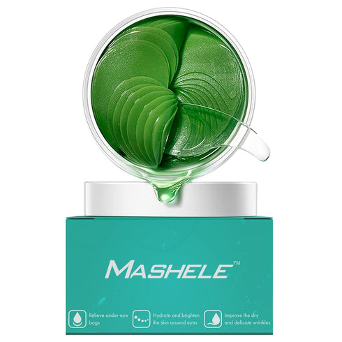 Korean 60pcs Aloe Vera Collagen Under Eye Gel Patches Mask, Treatment for Puffy Eyes, Dark Circles - 60pcs
