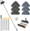 ShinyDew Wall Cleaner Mop with Long Handle, 5-in-1 Wall Cleaning Dust Mop with