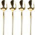 Infinity Flatware Gold Teaspoons - 20 Count Luxurious Disposable Plastic Cutlery for Events
