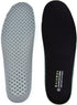 Knixmax Men's Sport Shoe Insoles, Comfort Thin Cushioning Orthotic Inserts for Sneakers, Black EU 44