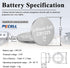 PKCELL CR1225 3V Lithium Button Battery for Thermometer (5 Counts)