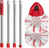 Spin Mop Replacement Head, Base, Handle Compatible with Ocedar EasyWring 1-Tank Microfiber Spin Mop Set