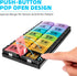FGcase AM PM Weekly 7 Day Pill Organizer - Large Daily Pill Cases with Easy Push Button, Pill Reminder Container for