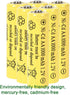 12 Counts 1.2V NI-CD AA 1000mAh Outdoor Solar Rechargeable Batteries for Landscape Lights