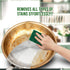 12 PCS Heavy Duty Scour Pads, Green Reusable Scouring Pads for Kitchen, Sink, Garage, Multipurpose Cleaning