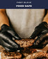 Volt Small 100 Ct. Black Nitrile Disposable Gloves - Food Safe, Micro Textured Cleaning Gloves, Latex Free