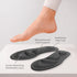 Runee Memory Foam Comfort Insole, Help Against Plantar Fasciitis, Cushioning Support, Black, Small
