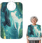 YETTASBIN Koi Fish Waterproof & Leakproof Adult Bibs with Crumb Catcher, Adjustable Reusable