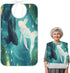 YETTASBIN Koi Fish Waterproof & Leakproof Adult Bibs with Crumb Catcher, Adjustable Reusable