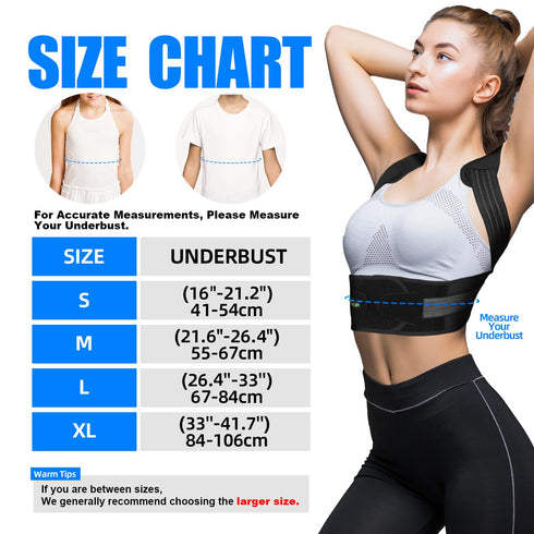 Lexniush Posture Corrector for Kids Teenagers, Updated Adjustable Upper Back Posture Brace for Boys/Girls, Breathable