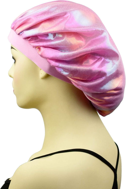 Kids Bonnets for Girls, Sleeping Satin Bonnets for Curly Hair, Silk Sleep Cap Night Caps