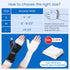 Velpeau Carpal Tunnel Wrist Brace, Thumb Stabilizer Night Support, Pain Relief for Tendonitis, Left Hand, L