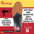 Pedag Plantar Fasciitis | German Made Arch Support Orthotic Insoles Inserts for Men and Women | Medium High Arch