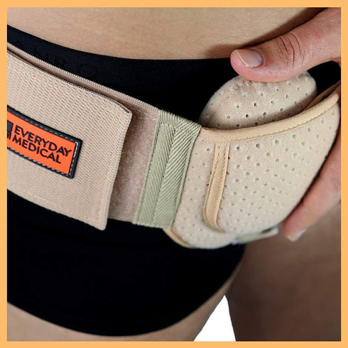 Everyday Medical Hernia Guard I Inguinal Hernia Belt for Men, Adjustable Waist Strap, LARGE/XLARGE