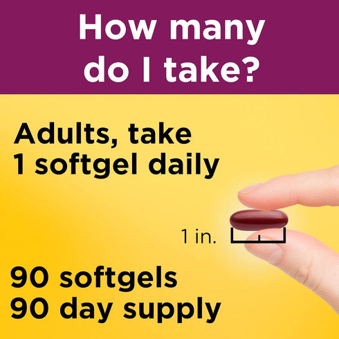 Nature Made Prenatal with Folic Acid + DHA, 90 Softgels, Prenatal Vitamin and Mineral Supplement for Daily Nutritional