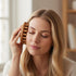 ZHLKHIOP 2 Pack Bamboo Scalp Massager, Wooden Scalp for Hair Growth and Stress Relief, Portable Head Massage Tool