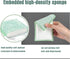 WANWLI 6-Pack) Dish Sponge Kitchen Sponges,Scrub Sponges Bamboo Fiber,Double Sided Cleaning,Non Scratch,Durable