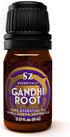 Gandhi Root Essential Oil, 100% Pure Sugandh Mantri Oil, Therapeutic Grade & Vegan - 0.17oz (5ml)