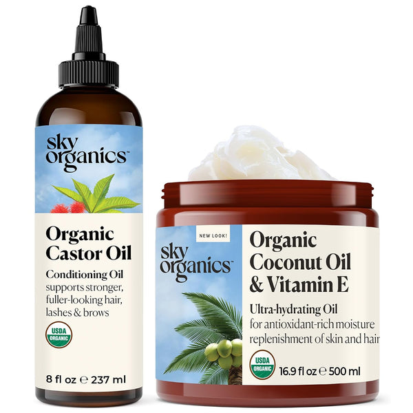 Sky Organics Castor Oil & Coconut Oil & Vitamin E