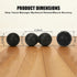 QLDT 3-in-1 Set, Massage Ball Peanut Ball & Spiky Ball & Lacrosse Ball for Yoga, Myofascial Release, Plantar Fasciitis