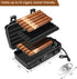Flauno Travel Cigar Humidor Case, Portable Box with Humidifier Disc & Cutter, Waterproof and Airtight for 10 Cigars