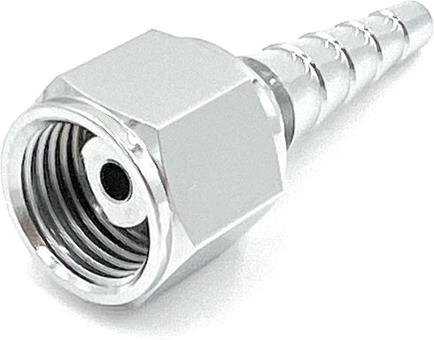 1pk Metal Oxygen Tubing Swivel Nipple Christmas Tree Connector