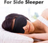 Sleep Eye Mask for Side Sleeper, 3D Contoured Cup Sleeping Mask for Men Women, Adjustable Strap Blackout Cover