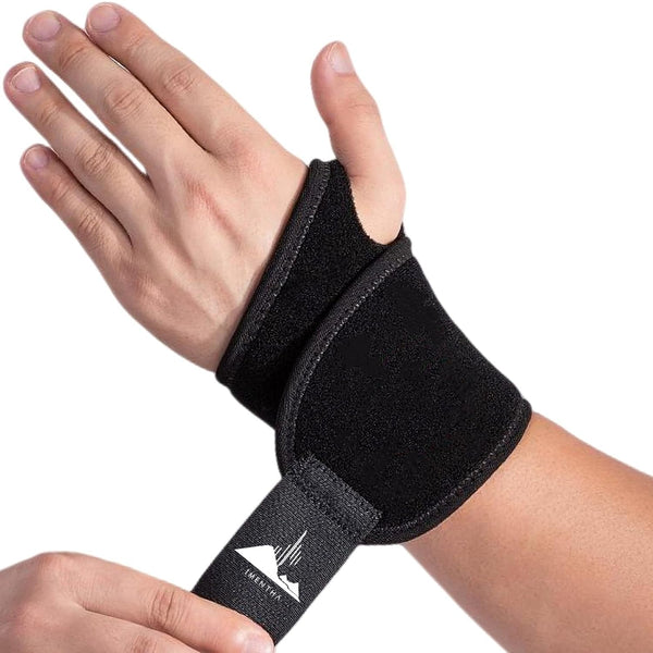 2 Pack Wrist Braces for Carpal Tunnel, Arthritis, and Tendinitis Pain Relief, Compression Support for Both Hands