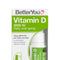 BetterYou Vitamin D3 Spray Liquid, 3000 IU Strength per Single Spray, 0.507 Fl Ounce (100 Sprays), Peppermint Flavour,