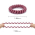 Macaroon Spiral Coil Hair Ties, Colorful 10 Pcs Ponytail Holders for Thick Hair, No Crease Plastic Spiral Ties
