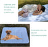 Pack 2 34"X52" of Careboree Quilted Cotton Top Underpad Reusable Incontinence Bed Pads Washable Durable Waterproof