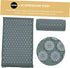 Set GLEAVI Acupoint Shiatsu Massage Mat and Pillow with Non-Slip Yoga Mat, Washable Full Body Massage Cushion for Back