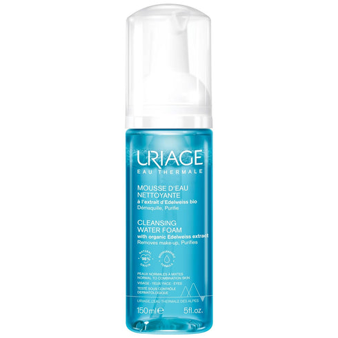 Uriage Gentle Micellar Makeup Remover & Foaming Cleanser, Soap-free Face Wash for Normal to Oily Skin, 5 fl.oz.