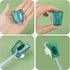 Framendino 3 Pack Toothbrush Head Covers, Caps Holder Case Protector Box with Suction Cup for Bathroom Travel