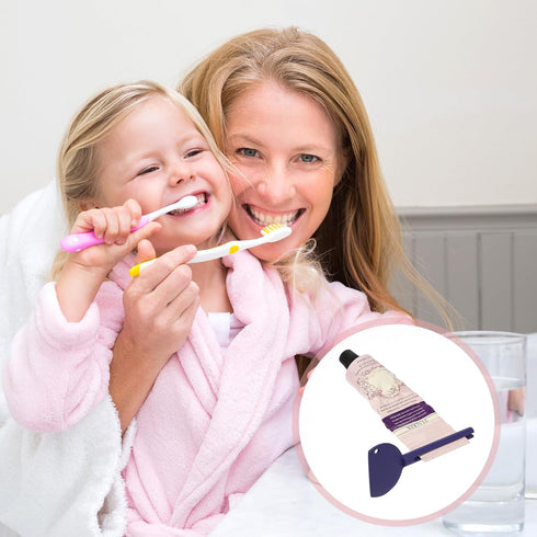 salbsever 2PCS Set Toothpaste Squeezer Tool Metal Tube Squeezer Toothpaste Key Stainless Steel Dispenser Tube Squeezers