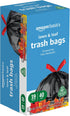 Amazon Basics Lawn & Leaf Drawstring Trash Bags, 39 Gallon, 40 Count, 20% Post Consumer Recycled Content
