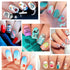 TailaiMei Summer Beach Nail Stickers - 1500+ Pcs Self-Adhesive DIY Nail Art Decals, Shark Nautical Turtle Design (12