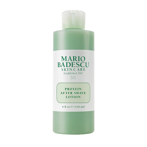 Mario Badescu Protein After Shave Lotion - 4 Fl Oz Lightweight Oil-Free for Face, Body, & Bikini Areas