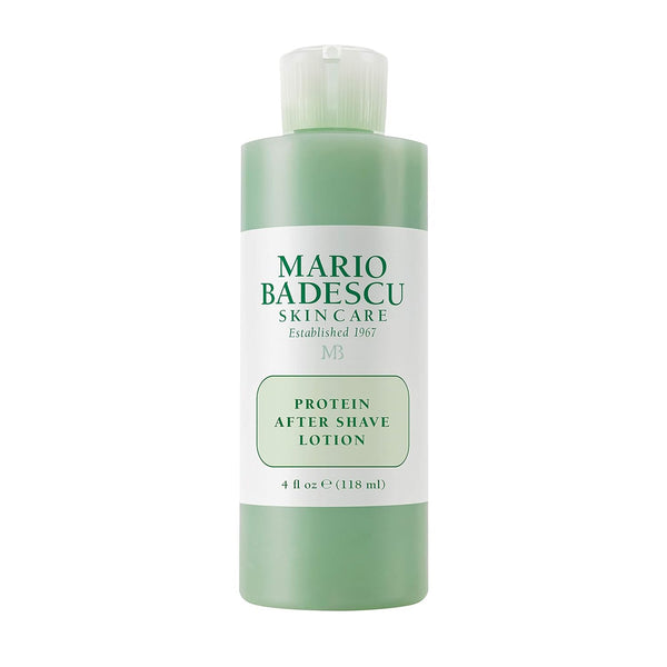 Mario Badescu Protein After Shave Lotion - 4 Fl Oz Lightweight Oil-Free for Face, Body, & Bikini Areas