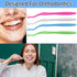 Tangseajiao 4 Pcs Multicolor Lightweight Orthodontic Toothbrush, Orthodontic Toothbrush with Small Head, Ultra Soft Gum