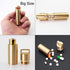 3 Air-Tight EDC Accessory Case, Pill Fob Capsule Keychain, Waterproof Match Case, Battery Holder, Outdoor Survival