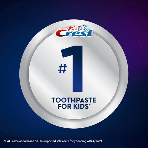 Crest Kids Advanced Toothpaste, Enamel + Cavity Protection with Fluoride, Anticavity, 4.1oz (Pack of 3)