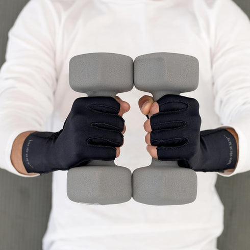 isotoner Arthritis Compression Gloves - Open/Full Finger Design