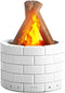 HUTIP 250ml Ultrasonic Fireplace Firewood Flame Fire Bonfire Aroma Diffuser Humidifier, Fake Fireplace