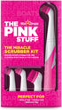 Stardrops - The Pink Stuff - The Miracle Scrubber Kit with 4 Cleaning Brush Heads