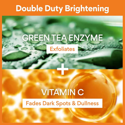 innisfree Green Tea Enzyme Vitamin C Brightening Serum for Dark Spot Fading, Korean Face Serum