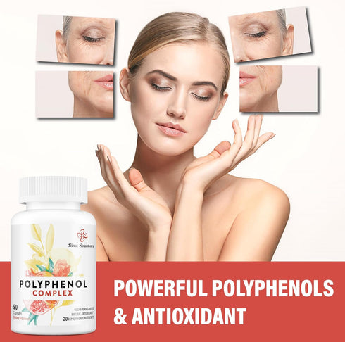 67,500 MG Polyphenols Supplement - Powerful Antioxidants & Polyphenol Superfood for Age Defense, 90 Capsules