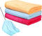 3 Pcs Extra Large Microfiber Cleaning Cloth, 30" x 20" Washable Reusable Streak Free Towel (Pink, Yellow, Light Blue)